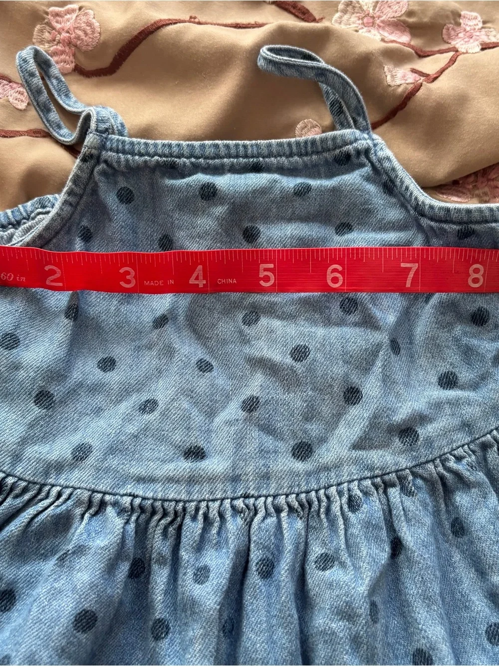 Old Navy Light Blue Polka Dot Sundress for Girls 2T